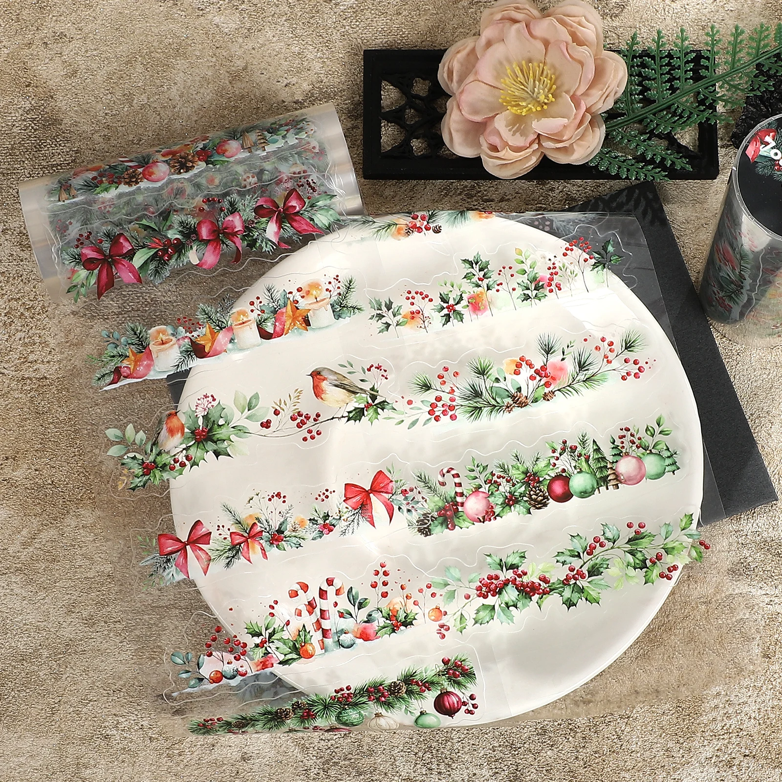 fita-pet-vintage-de-10cm-202cm-com-tema-de-natal-plantas-e-flores-material-criativo-para-diario-colagem-e-scrapbooking-papelaria