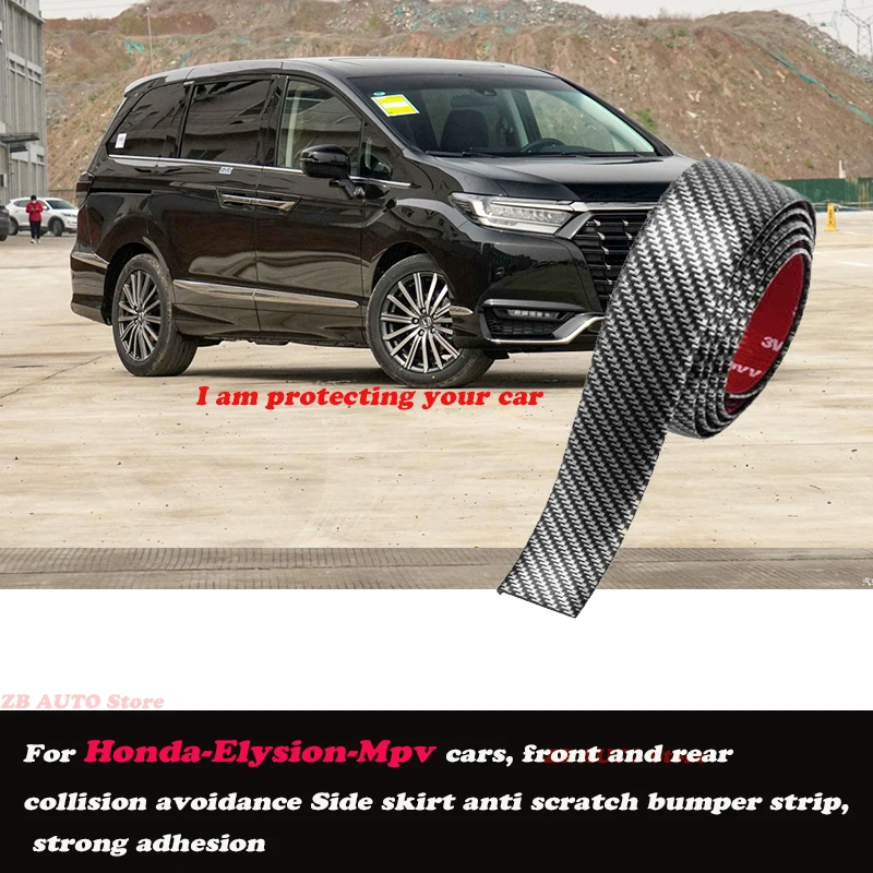 

Strong adhesive bumper strip, front and rear lip side skirts, collision and scratch resistant, suitable For Honda Elysion Mpv