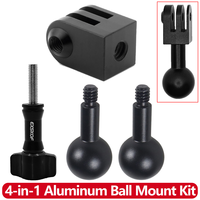 4-in-1 2cm Aluminum Ball Head Mount 1/4\