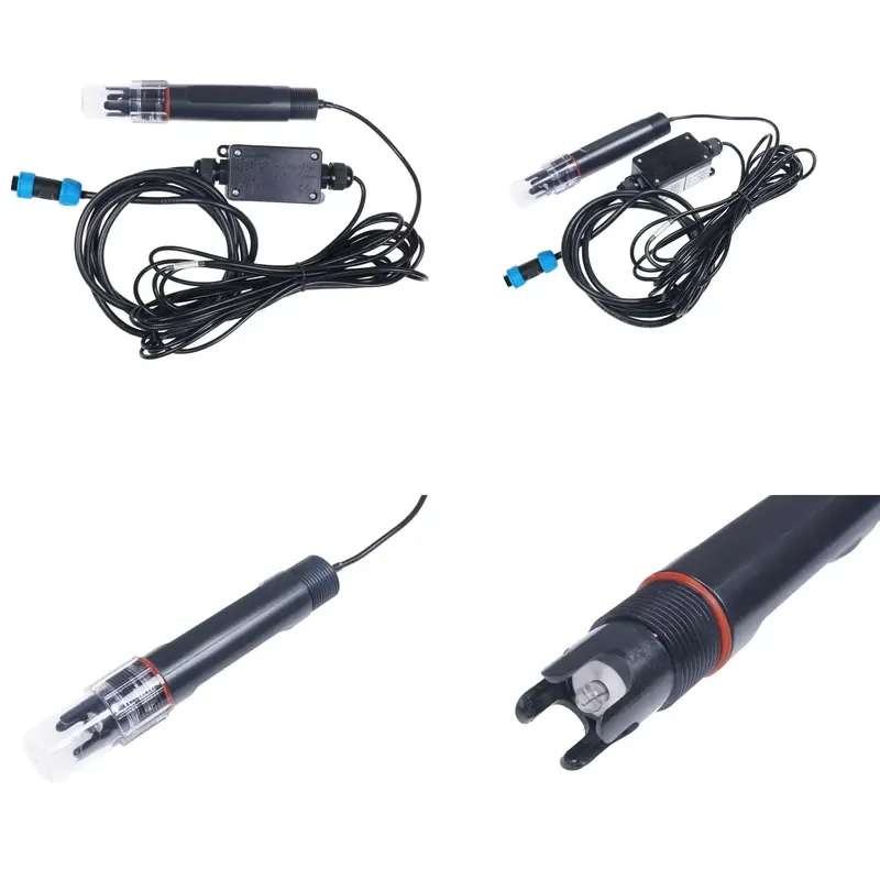 Industrial pH Sensor MODBUS-RTU RS485 0-2V Analog Voltage S-pH-01B with Waterproof Aviation Connector