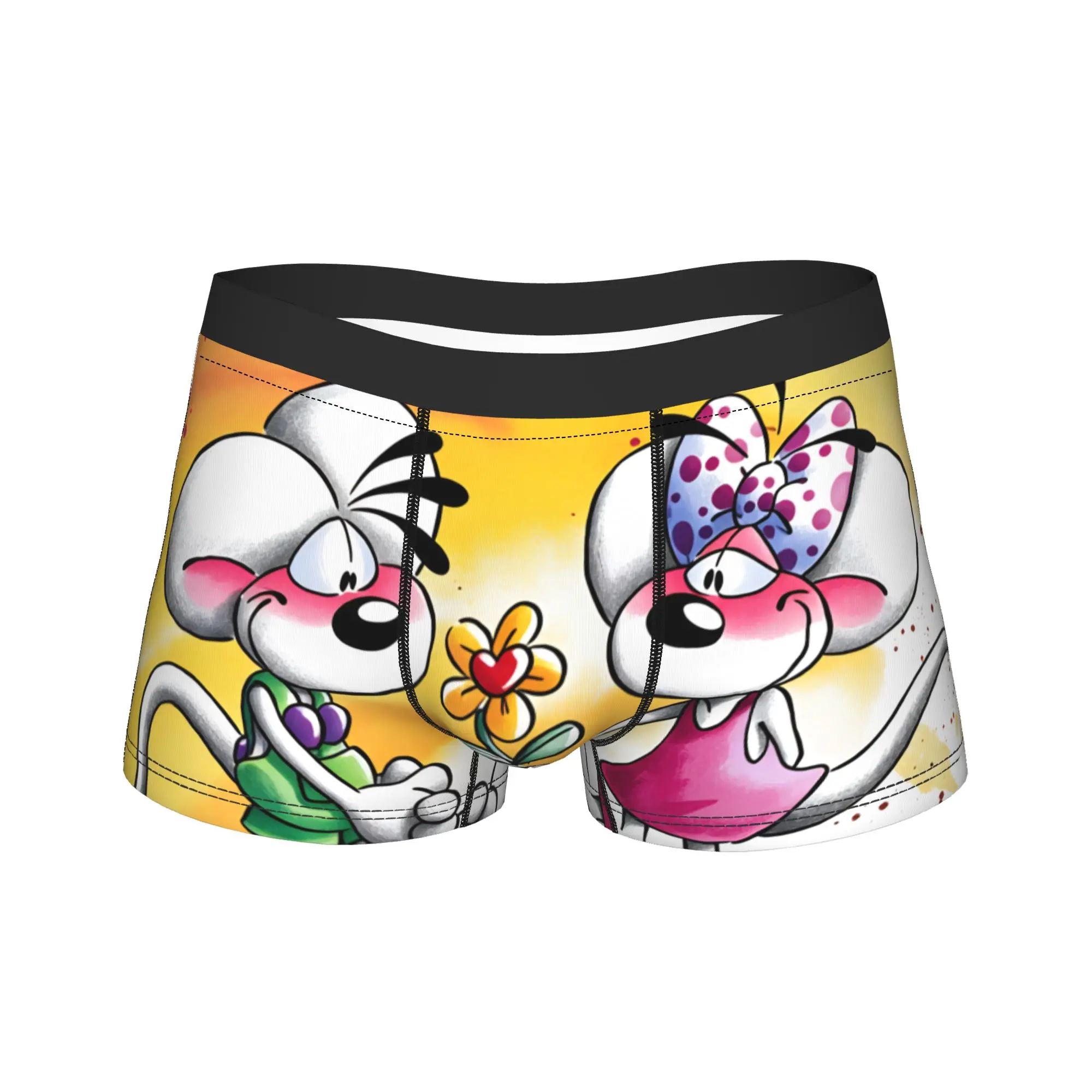 

Cartoon Diddl Diddlina Underwear Design Boxershorts Quality Men Underpants Comfortable Boxer Brief Gift