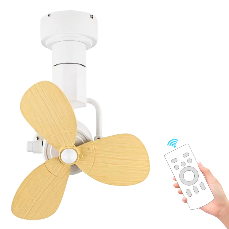 16 Inch Electric Metal Ventilation Ceiling Fan 3 Blades Energy Efficient Household Use Oscillating Remote Control Revolving