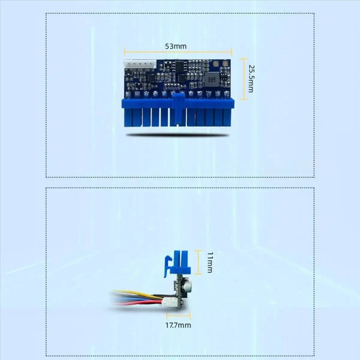 SDFC 2X DC-ATX 160W Direct Plug Power Module Conversion Board 12V 160W High Power PSU 24Pin MINI ITX DC to ATX
