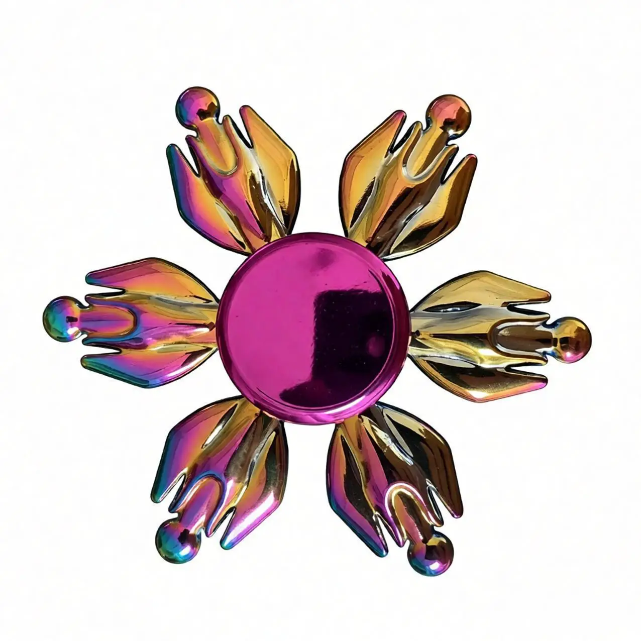 สปินเนอร์โลหะเรนโบว์ใหม่ ปี 2026 สปินเนอร์หลากสีสัน ความเร็วสูง ของเล่นมือสำหรับผู้ใหญ่ ช่วยคลายเครียดและความวิตกกังวล