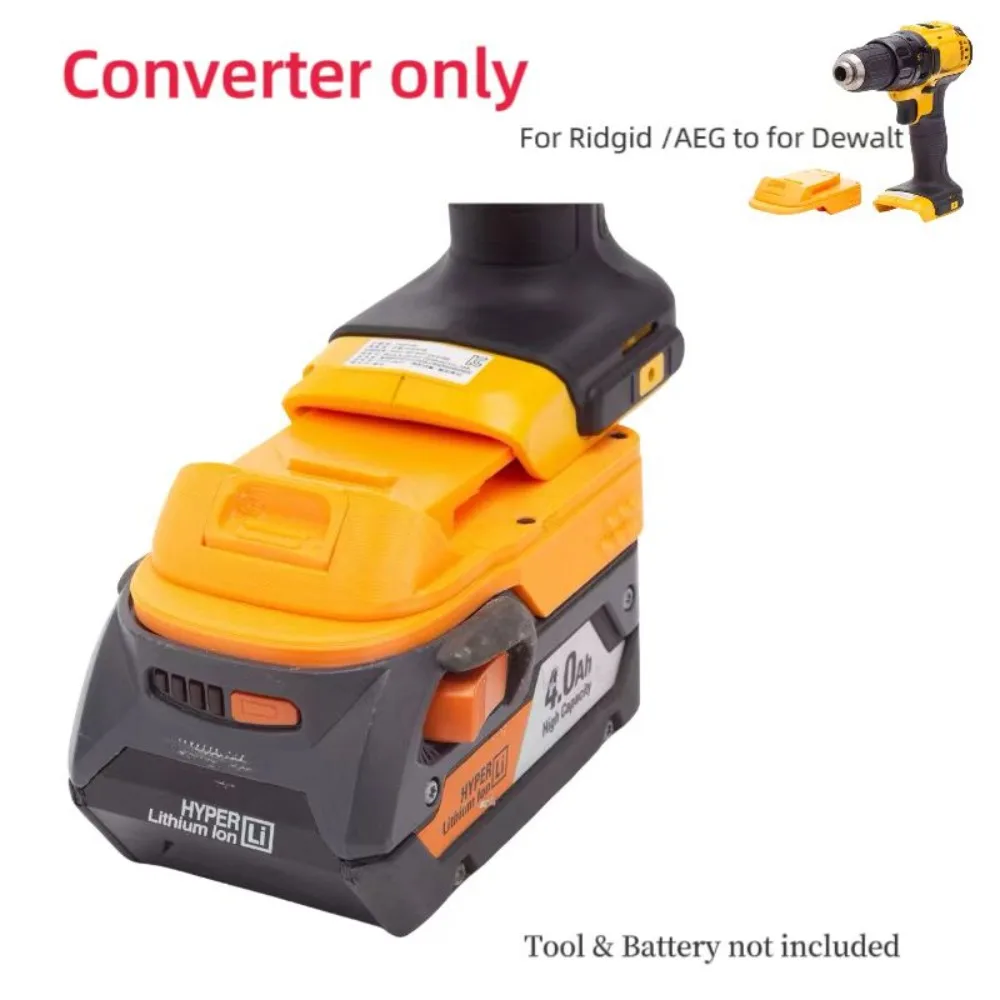 

For Ridgid / AEG 18V Li-ion Battery For Dewalt For Ridgid / AEG AdapterConverter To For Dewalt Screwdriver 18v XR Tools