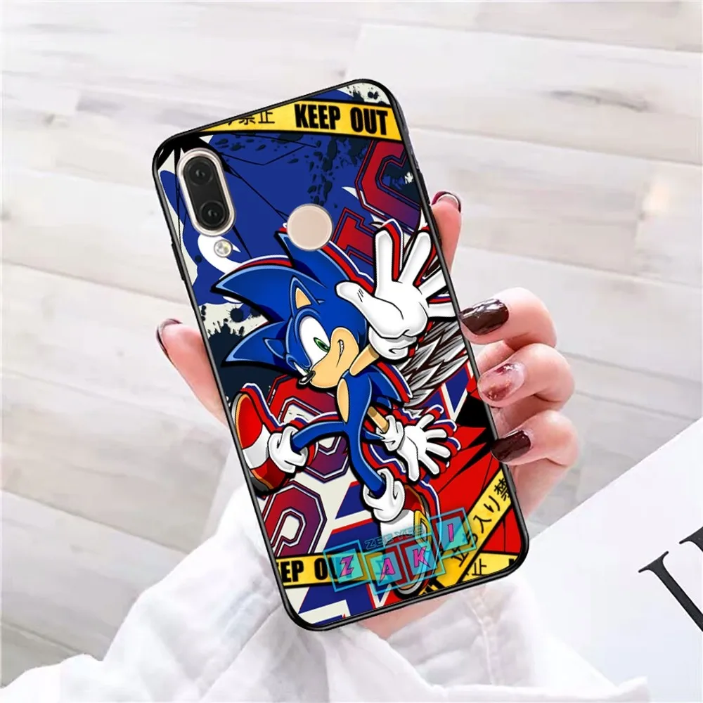 S-Sonices-Blue-T-The-H-Hedgehoges Phone Case For Redmi 5 6 7 8 9 10 plus pro 6 7 8 9 A GO K20 K30 K40 pro plus F3 Fundas