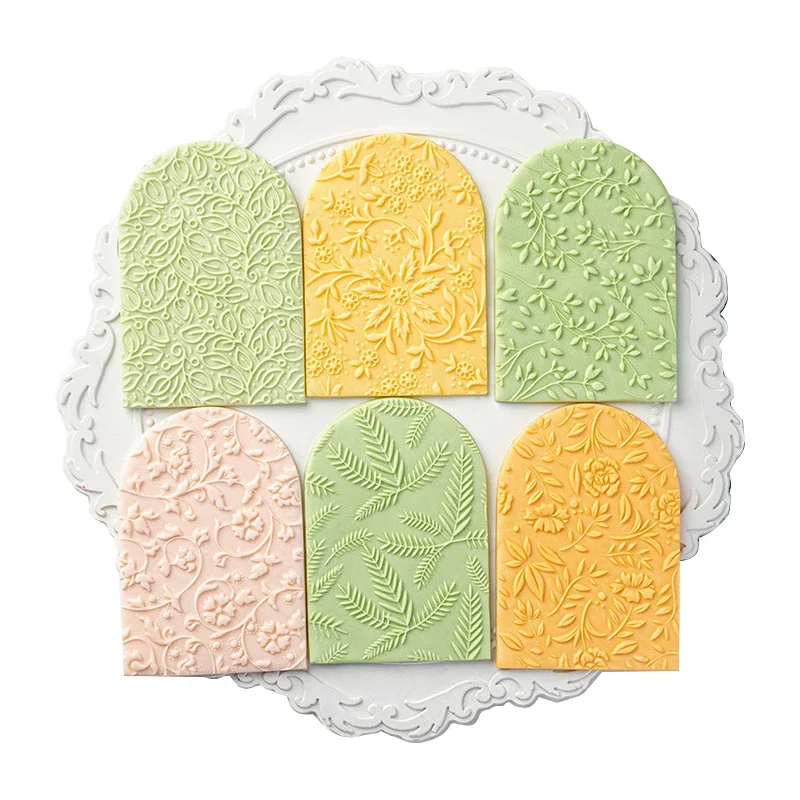 New Plant Flower Cookie Embosser Mould Spring Easter Party Fondant Biscuit Mold Cake Decorating Tools Acrylic Icing Cookie Mould