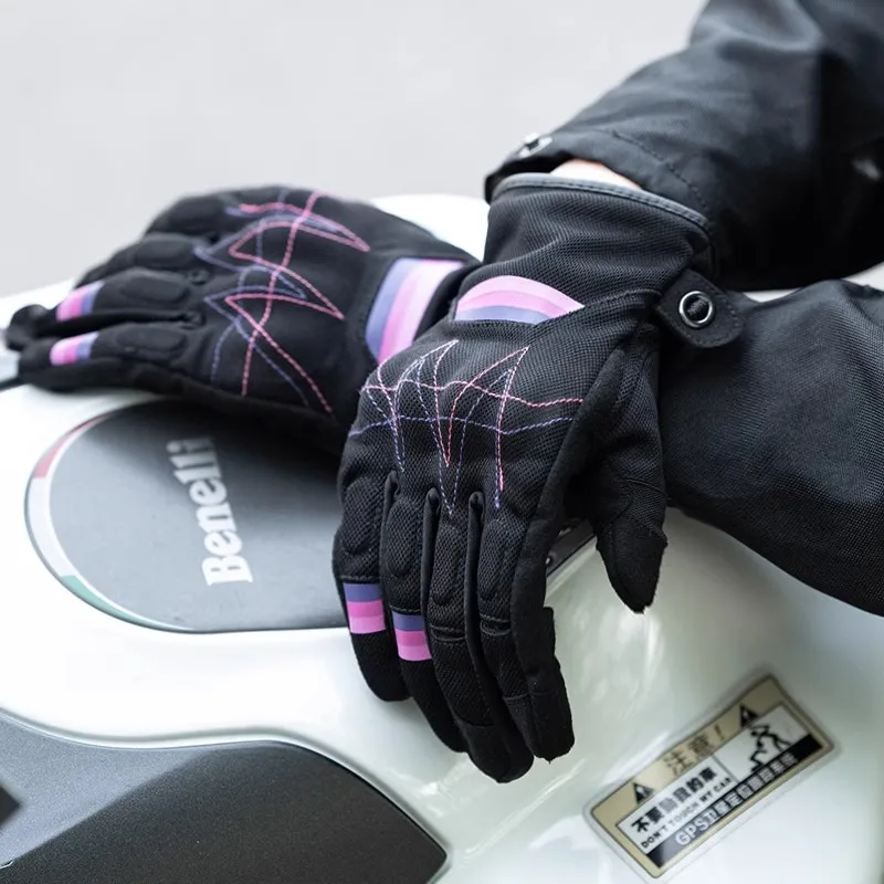 

Summer Men's Motorcycle Gloves Touch Screen Palm breathable fabric Moto Bike Accessories Motocross Motorbike Gloves