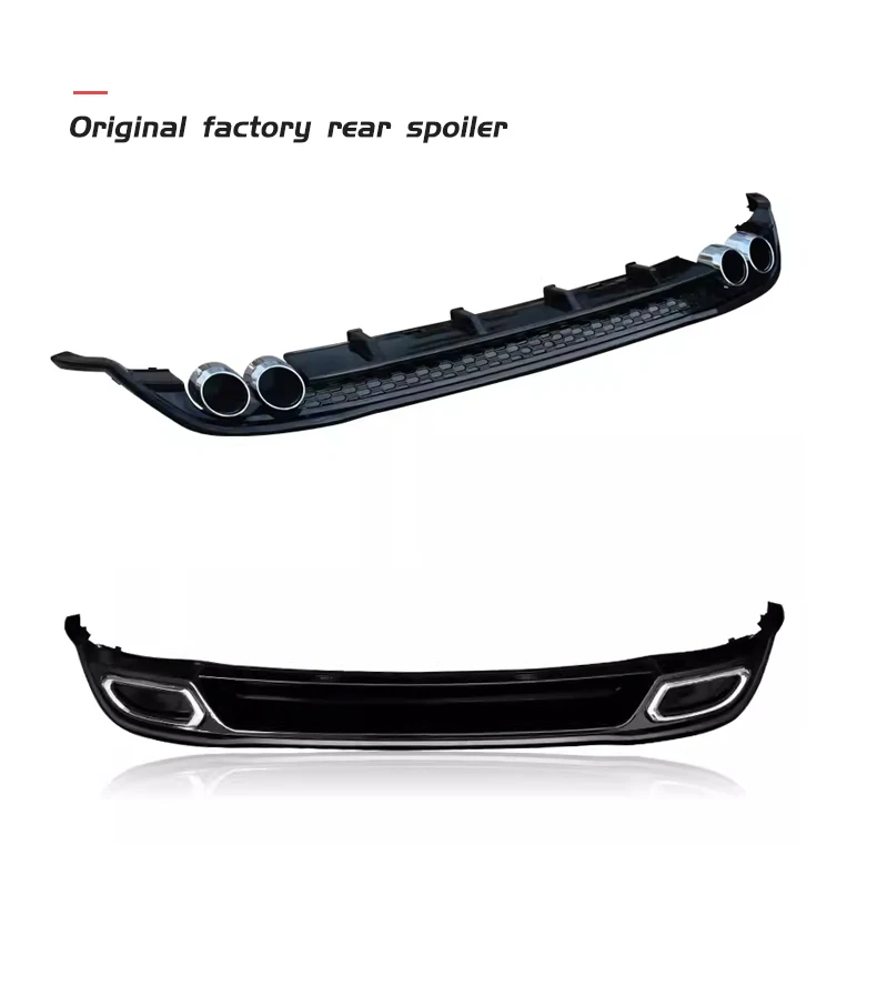 R-Line style rear bumper lip diffuser car body kits For vw golf 7golf 7.5 mk7 MK7.5 Rear Diffuser 2013-2020 car accessory