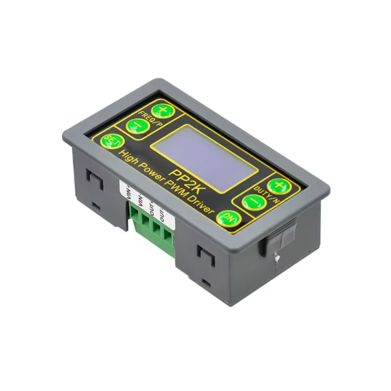 ZK-PP2K PWM DC 3.3~30V 12V 24V Motor Speed Controller regulator 8A 150W Adjustable LED Dimmer Pulse Frequency Duty Ratio PP2K