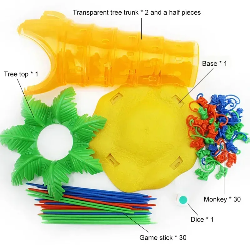 원숭이 등반 나무 게임 장난감, 어린이용 재미있는 지능 장난감, 등반 데스크탑 게임, 파티 게임 장난감, 생일 선물
