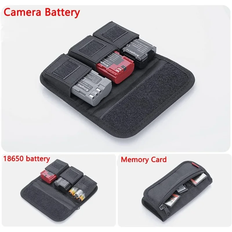 حقيبة تخزين بطاريات الكاميرا الرقمية المحمولة 18650 حقيبة تخزين البطارية لبطاقة الذاكرة lp-e6/en-el15/np-fw50/np-f550/TF/SD #4