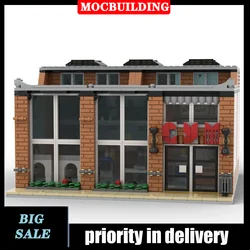 City Street View Gym Sports Model Building Blocks Set House Bricks MOC DIY Collection Toys Gift