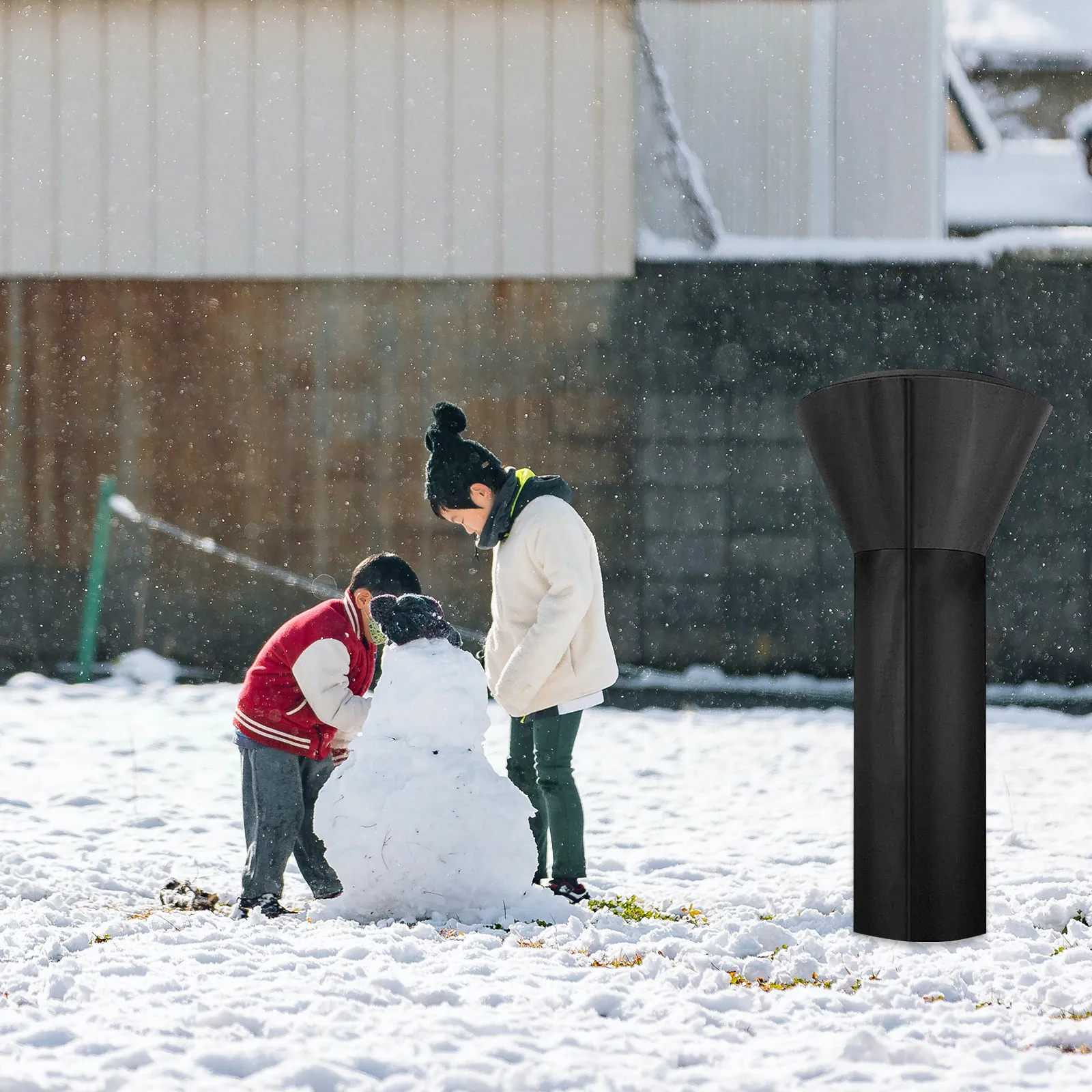 

Outdoor Heater Cover Premium Polyester Waterproof Protective Dust Cover for Garden Patio Heater Resistant to Wind Rain Snow