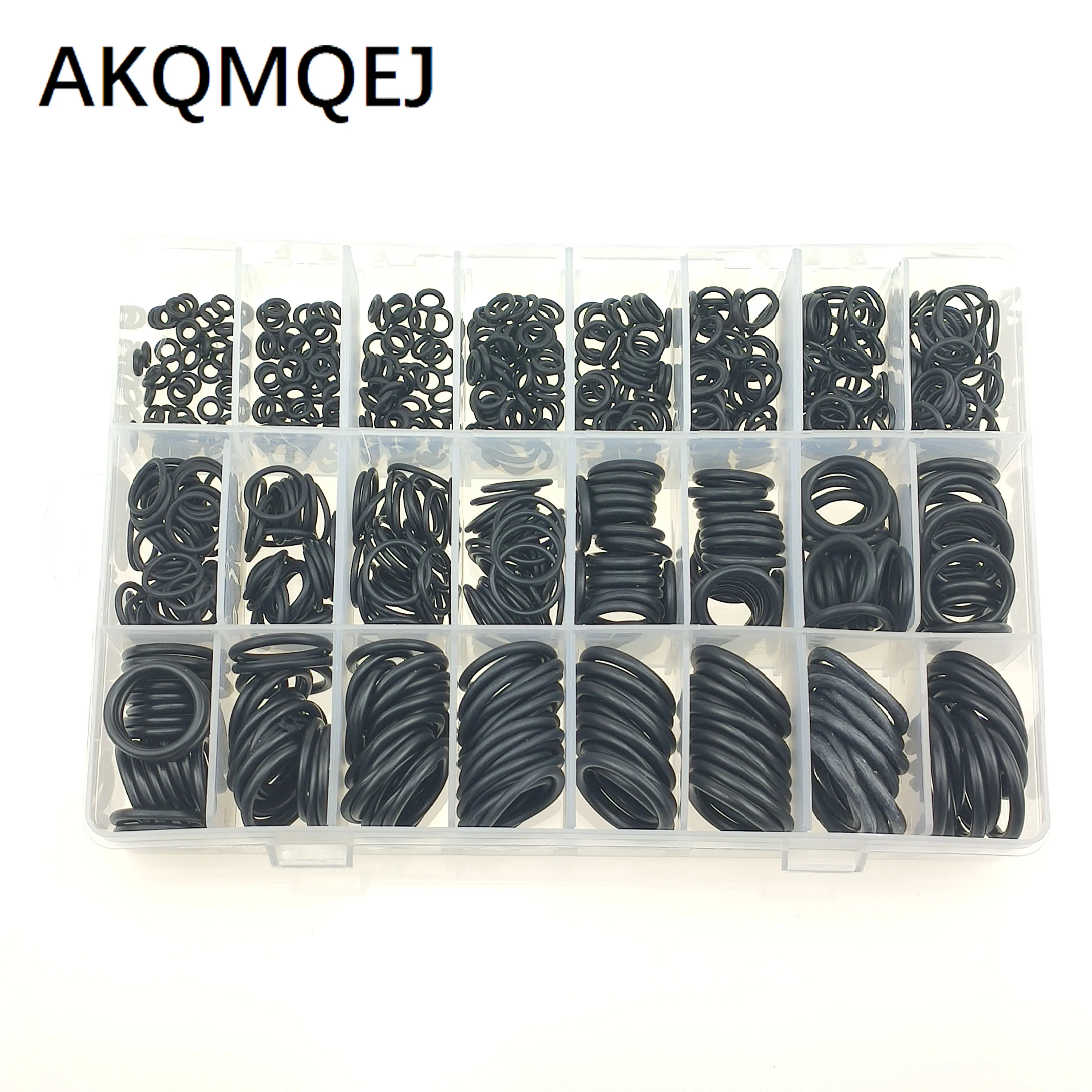 740PCS Boxed Rubber O-ring Automotive Air Conditioning Sealing Ring nitrile rubber black