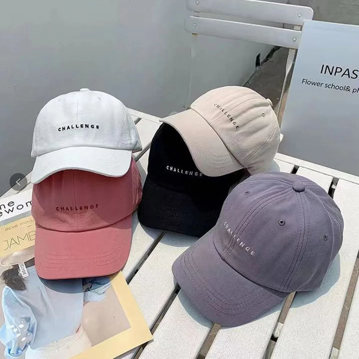 Baseball Cap Sports Cap Solid Color Sun Hat Casual Fashion Outdoor Hip-Hop Gats for Men and Women image 2