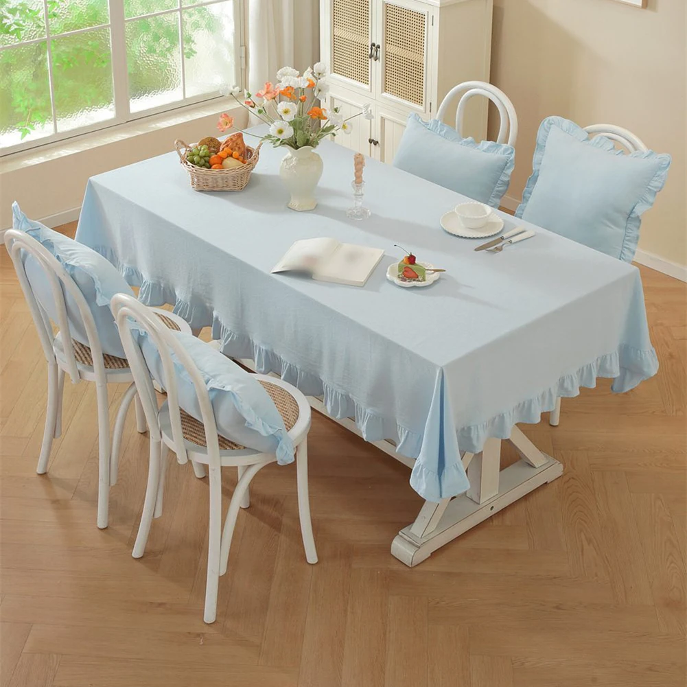 

Cotton Rosa Gingham Tablecloth 140cm x 140cm for Dining Tables Picnic Areas Living Room Tables and Seasonal Decor