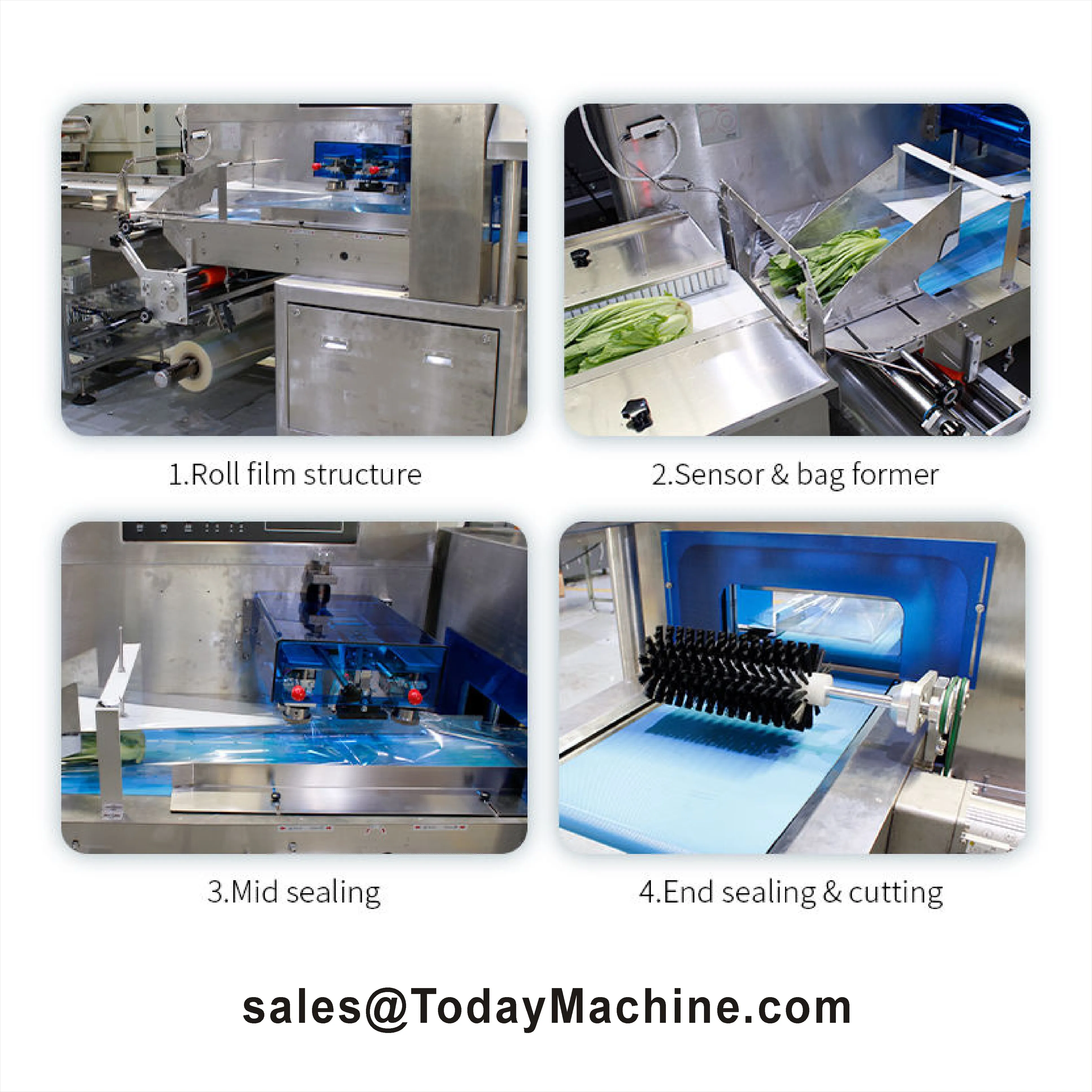 آلة تعبئة وتغليف الأفقي الأوتوماتيكية بالكامل آلة تعبئة الكيك لملء هواء النيتروجين للشركات الصغيرة #1