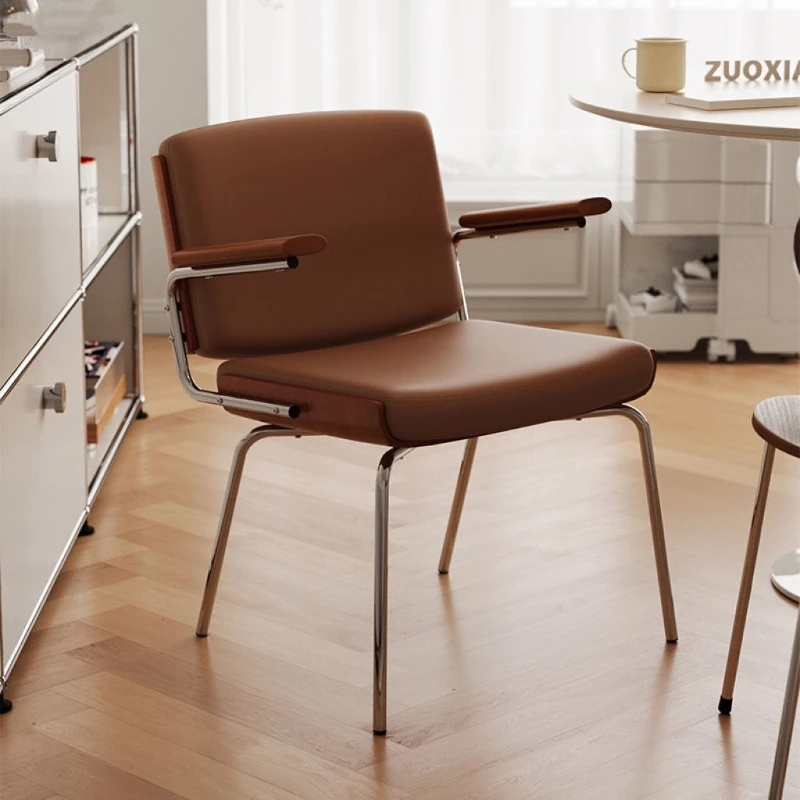 

Solid Wood Designer Backrest Chair for Home Mid-Century Dining Chairs Vintage Cafe Chair Single Seater for Kitchen/Restaurant