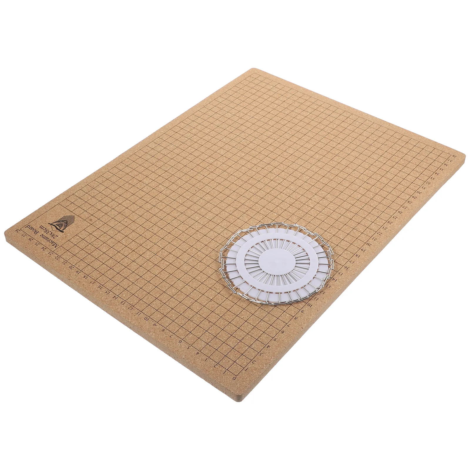 

1 set 1 Set Macrame Board Grid Woven Bracelet Project Cork Tool Stainless Steel Surface Durable Reusable T Shape Pins Knotting