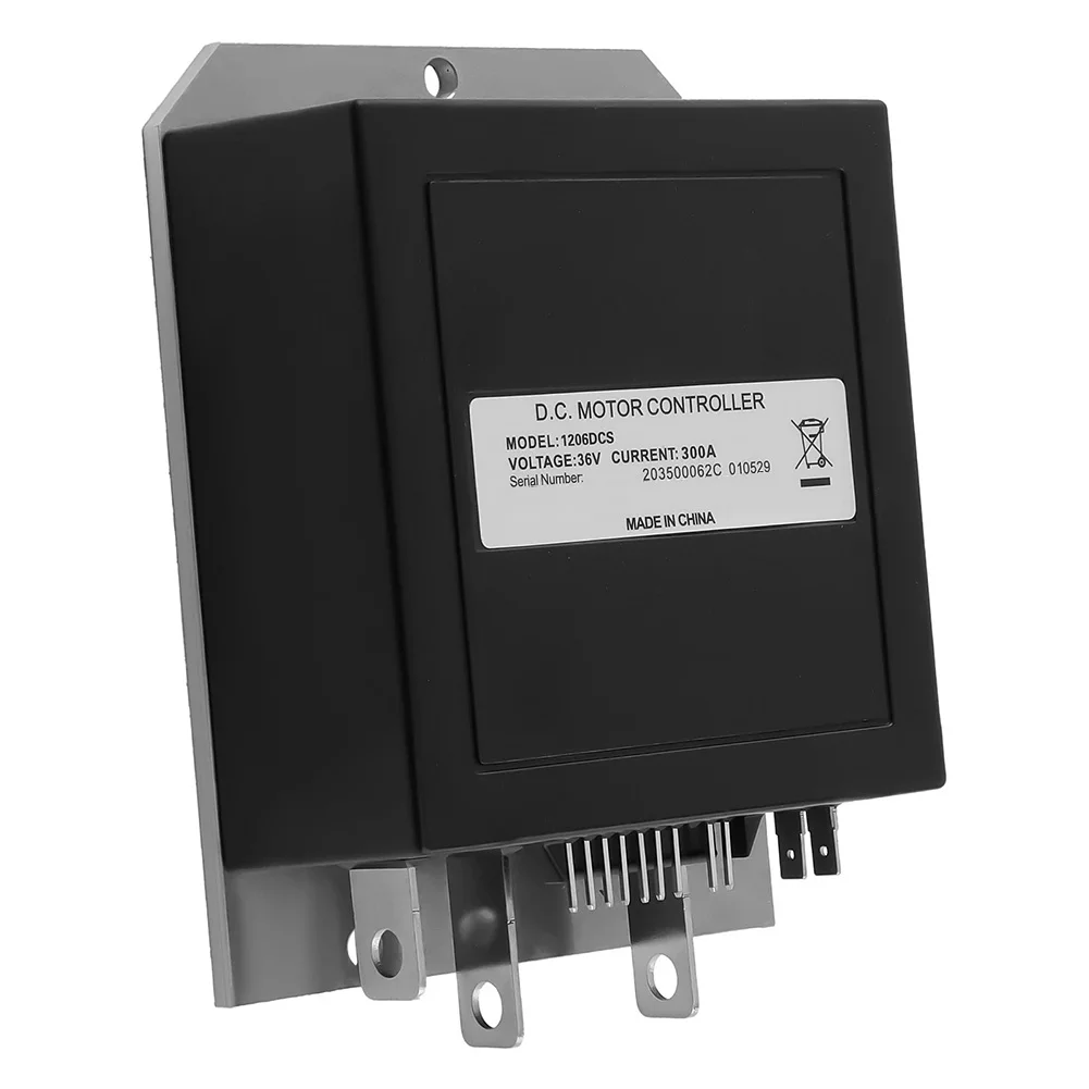 Black SepEx Motor Controller 36V Golf Cart Motor Controller 1206SX Controller Upgrade Integrated Heat Dissipation