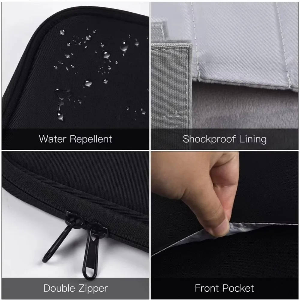 

With Handle Portable Laptop Bags Waterproof Ultra Thin Laptop Case Lightweight Multi-Layer Computer Notebook Sleeve Women's Bag