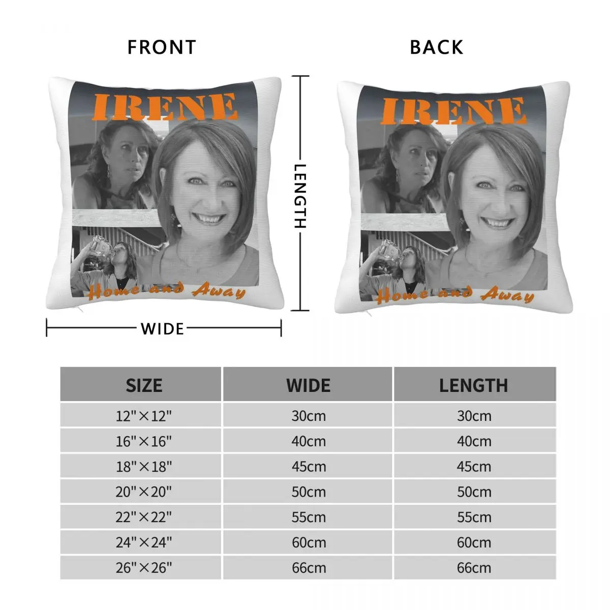 Home And Away Irene Roberts Pillowcase Polyester Linen Velvet Creative Zip Decorative Pillow Case Home Cushion Case 18