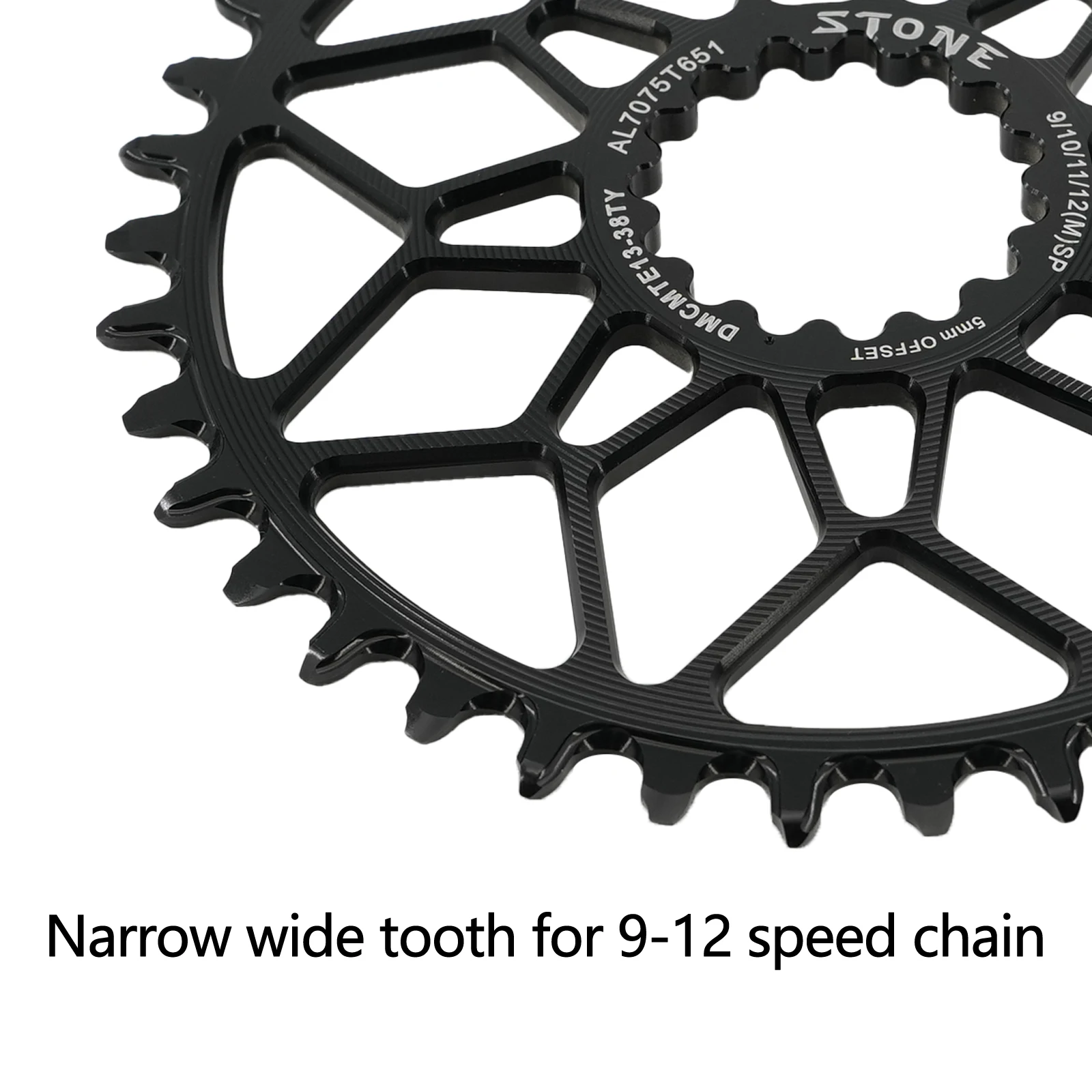 Stone 5mm Offset Bike Chainring for E*THIRTEEN E13 RG1 TRS XCX