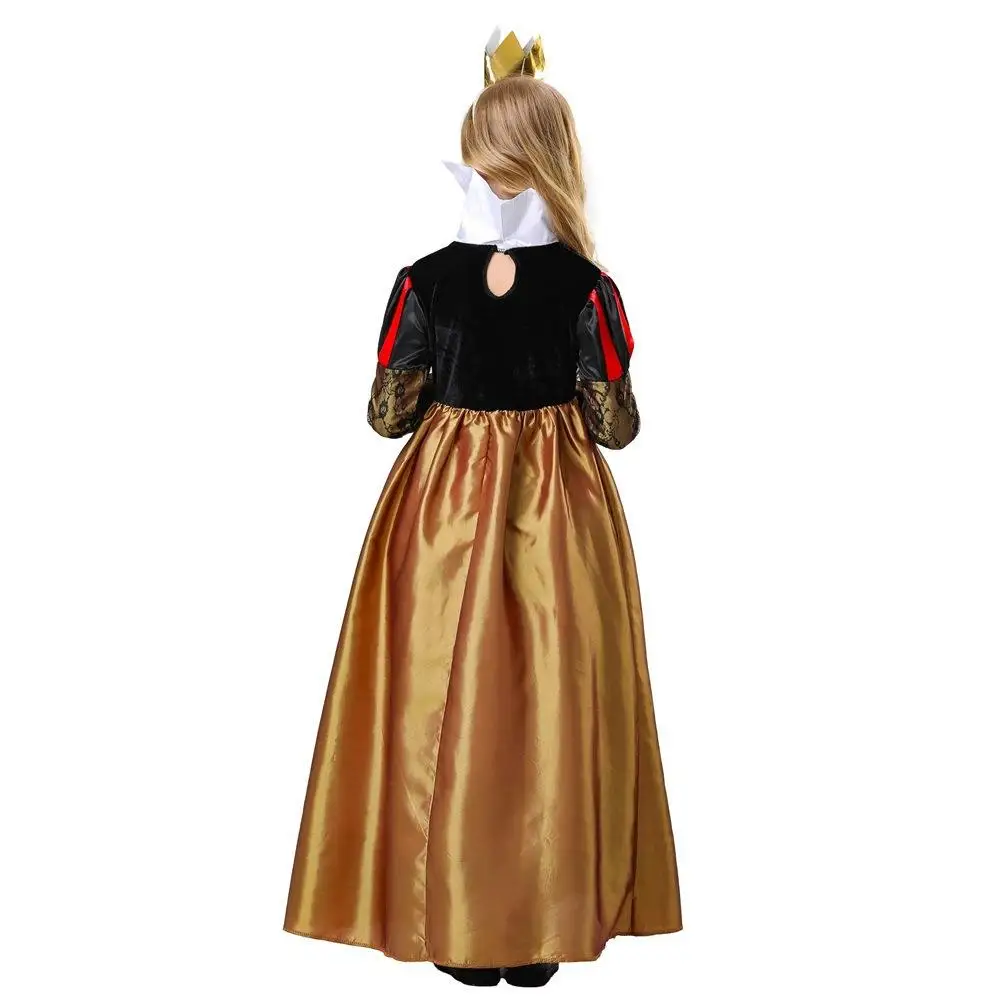 loween Alice in Wonderland Cosplay Red Queen Par Performance Costume orm Parent Child Game Traditional Chinese Clothing