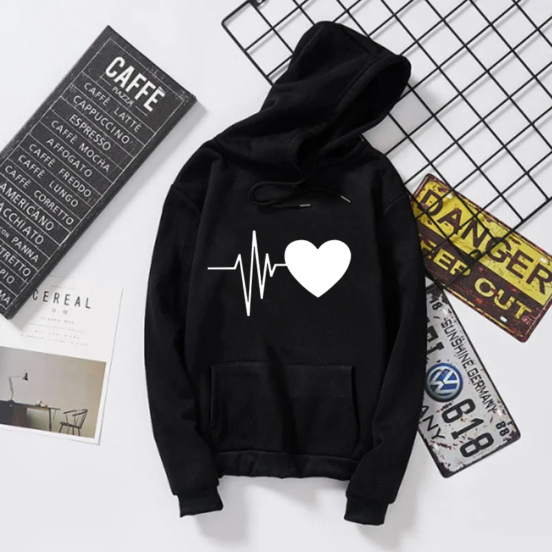 ملابس نسائية بلوزات جديدة للاستخدام اليومي في الهواء الطلق موضة غير رسمية عالية الجودة رياضية 2025 بدلة رياضية فضفاضة ومريحة بقلنسوة #5