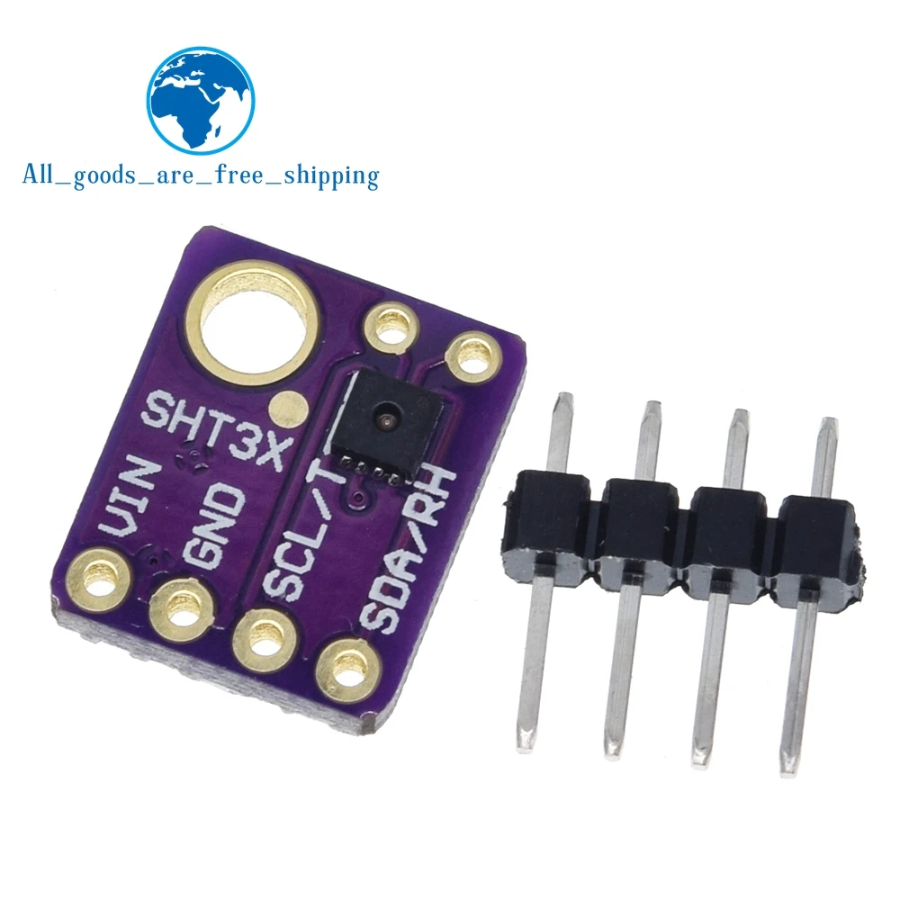 

1/3 шт. SHT31 температура SHT31-D модуль датчика влажности микроконтроллер IIC I2C Breakout погода 3 В 5 В совместимость для Arduino