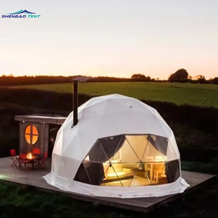 Factory Price Soundproof Dome House Transparent Winter Hotel Dome Small Geodesic Igloo Dome Tent for Sale