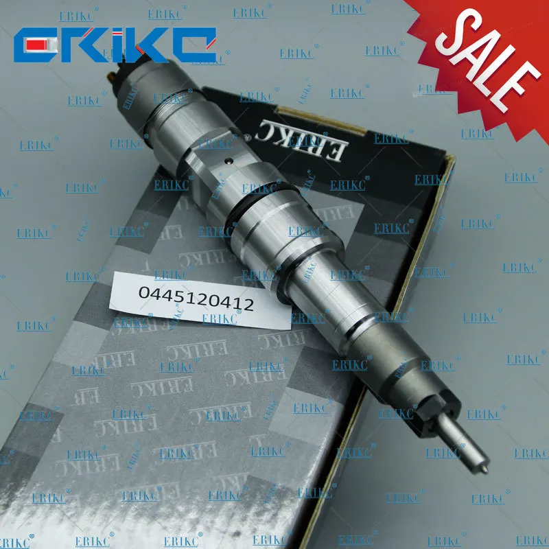 

ERIKC Injector 0 445 120 412 Auto Engine Common Rail 0445120412 Generator Diesel Fuel Injectors 0445 120 412 High Pressure