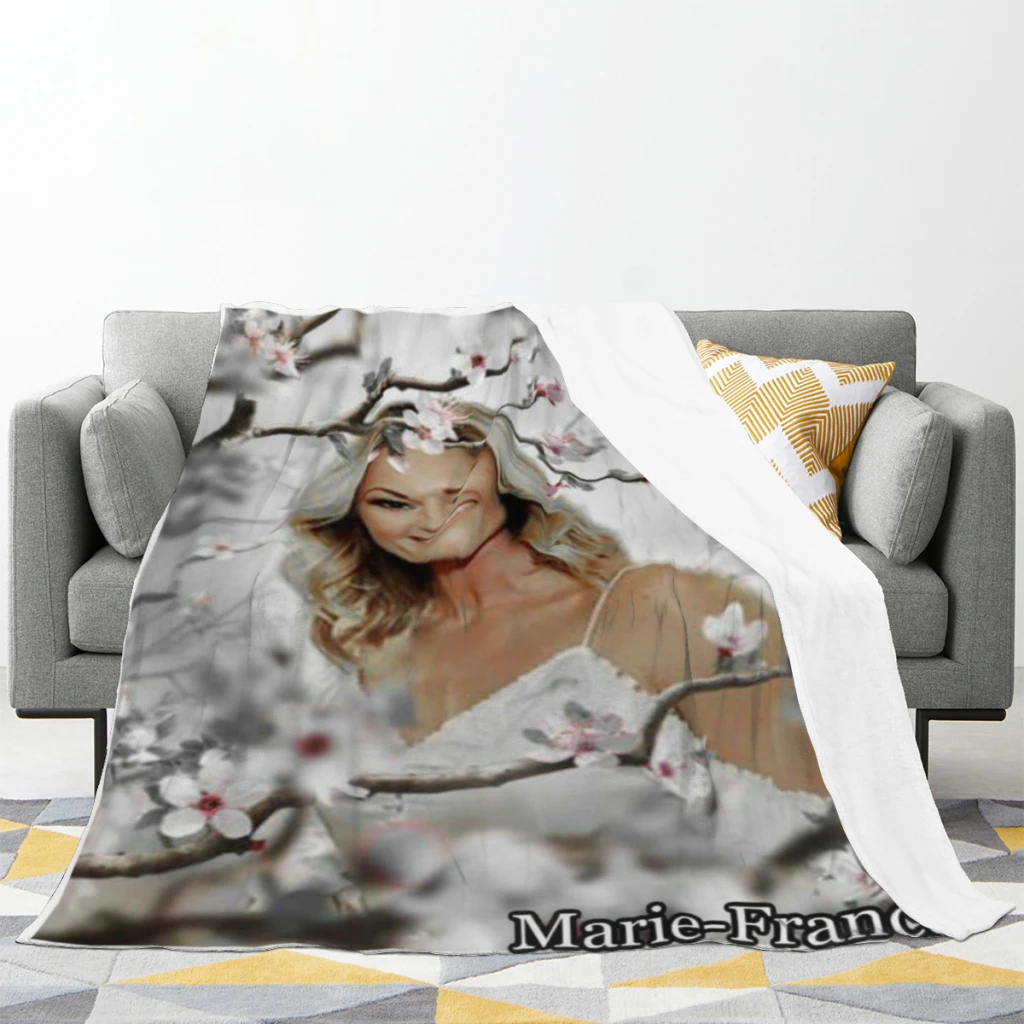 Helene Fischer Comfortable Flanne Blanket Fluffy Soft Bedroom Decor Sofa Blankets Comforter Home and Decoration