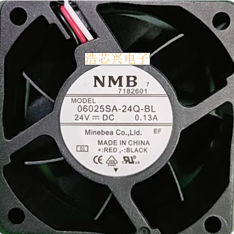 Новый вентилятор привода NMB 04020VA-24P-BL 24 В 0,13 а 4 см 06025SA-24Q-BL Yaskawa Fanuc с тремя проводами и вилкой