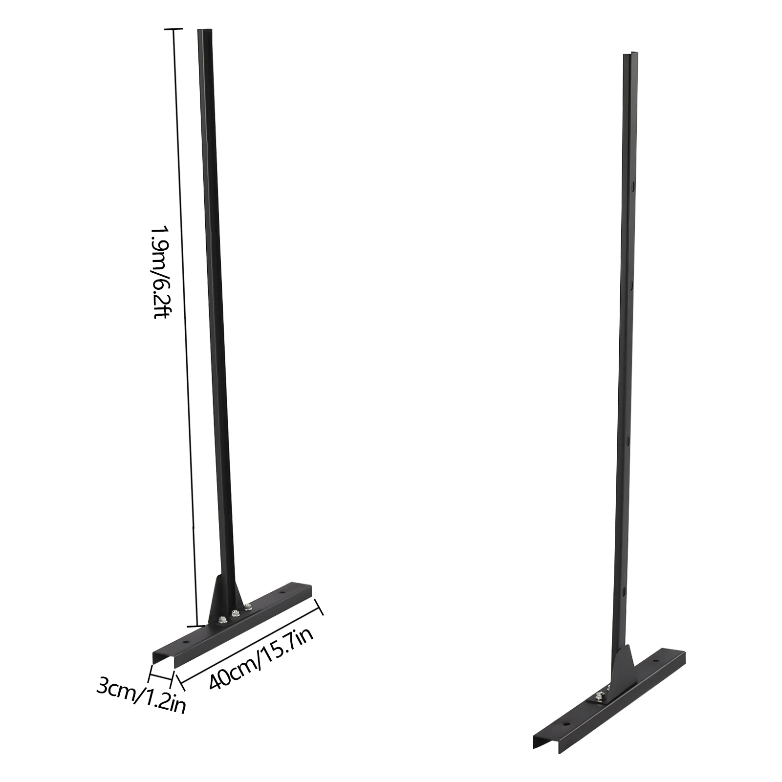 

Outdoor Privacy Fence Screen Stand Metal Decorative Privacy Screen Fence Panels Stand for Deck Balcony Porch Only Stand