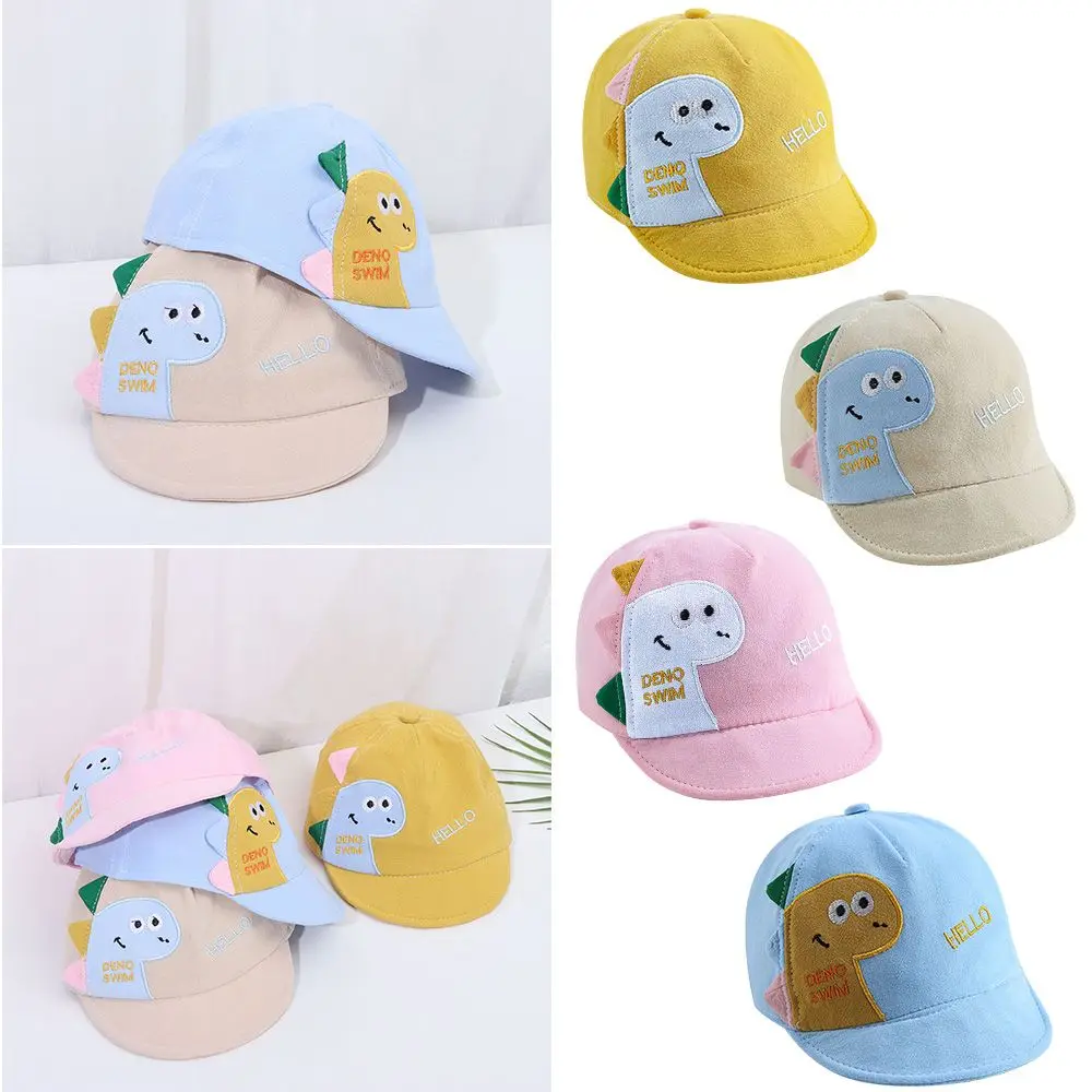 

Beach Adjustable Fisherman Hat Mesh Baseball Cap Cartoon Dinosaur Sun Hats Spring Summer