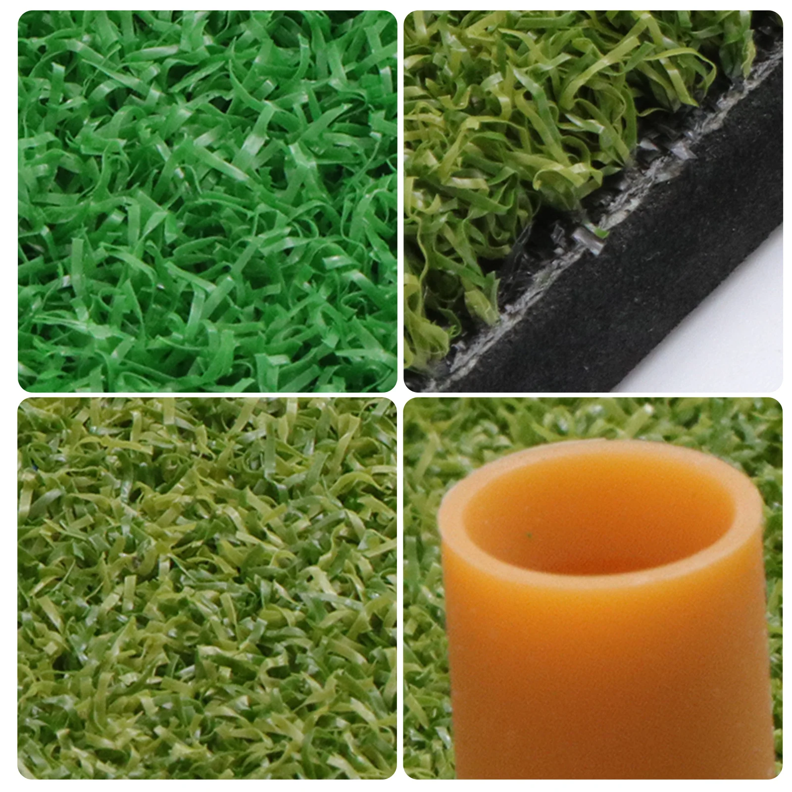 Portable Golf Hitting Mat 30x60cm Realistic Grass Surface Short Fairway Long Rough Perfect for Indoor Outdoor Training Aids