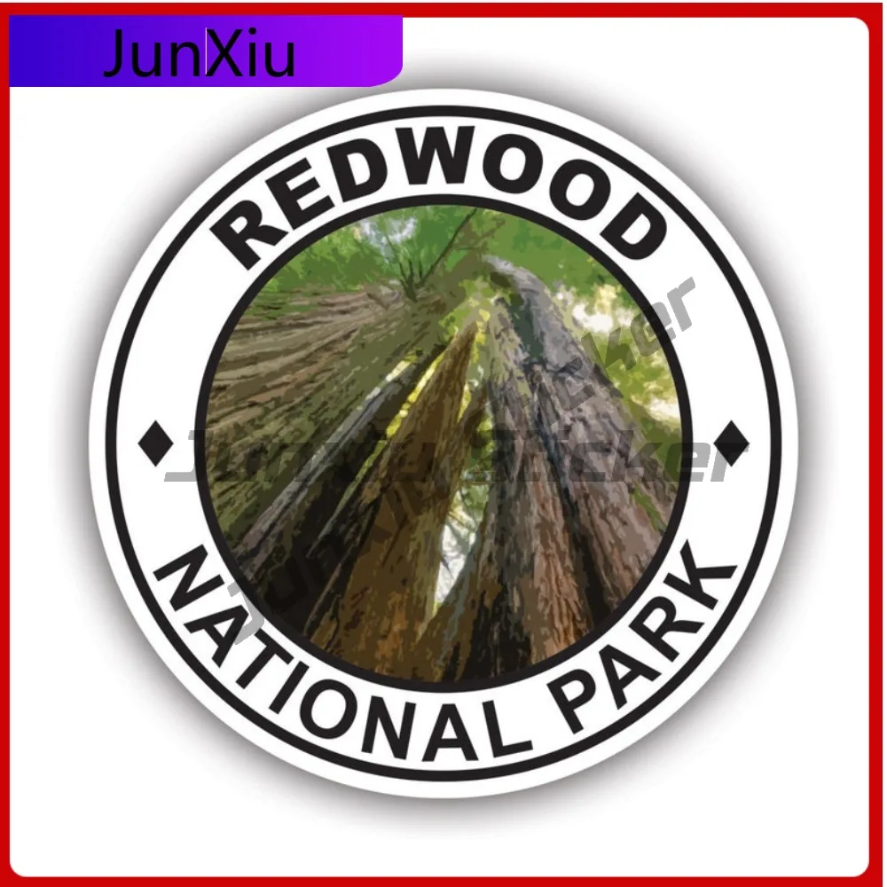 

Redwood National Park Waterproof Fade Resistant Classic For Helmet Car Window Bumper Easy To Remove Removable Decal Truck