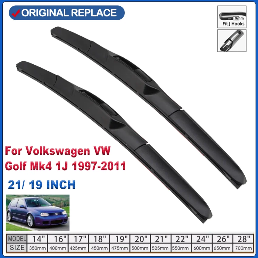 Car Front Wiper Blades For Volkswagen VW Golf Mk4 1J 1997 1998 1999 2000 2001 Cleaning Windshield Windscreen Brushes Accessories