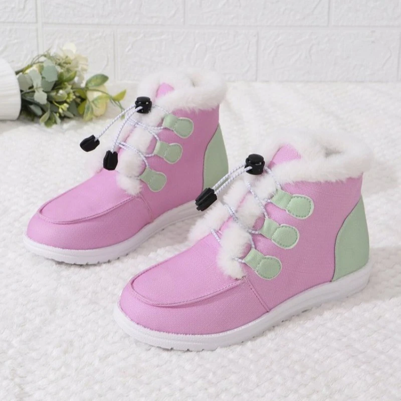 Women Boots Casual Warm Shoes for Women Snow Boots Winter Slip on Lady Comfort Female Ankle Boot Footwear Botas De Mujer image 5