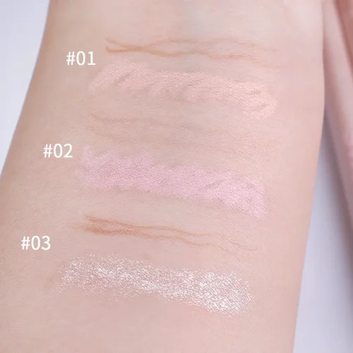 Imagen 2 del producto Lápiz resaltador de gusano de seda de doble punta, lápiz para agrandar los ojos debajo de los ojos, barra de maquillaje, Punta Delgada y suave