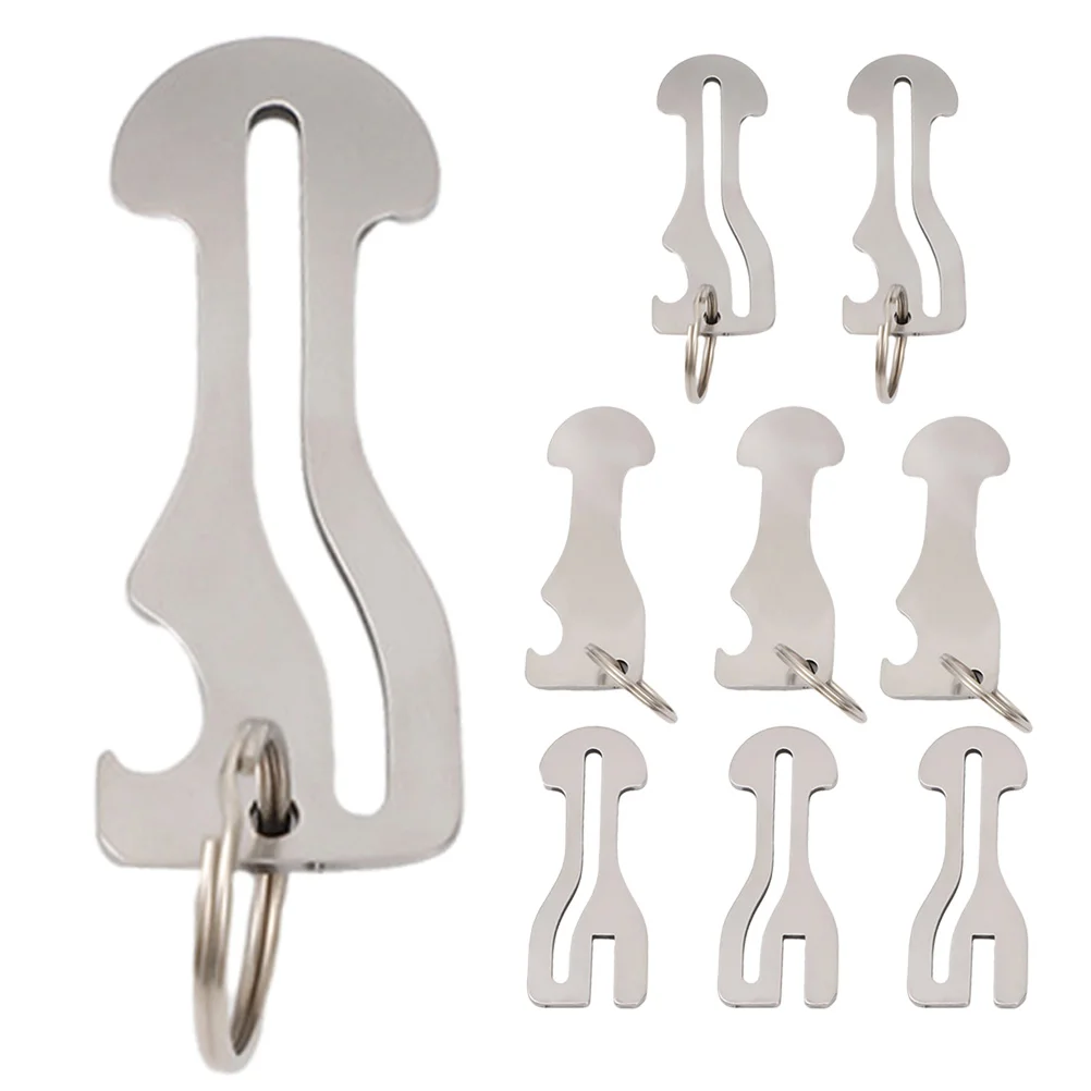 Winkelwagen sleutelhanger kurkentrekker metalen ring draagbare trolley tokens hanger verwijderaar titanium staal winkelen decor sleutelhangers