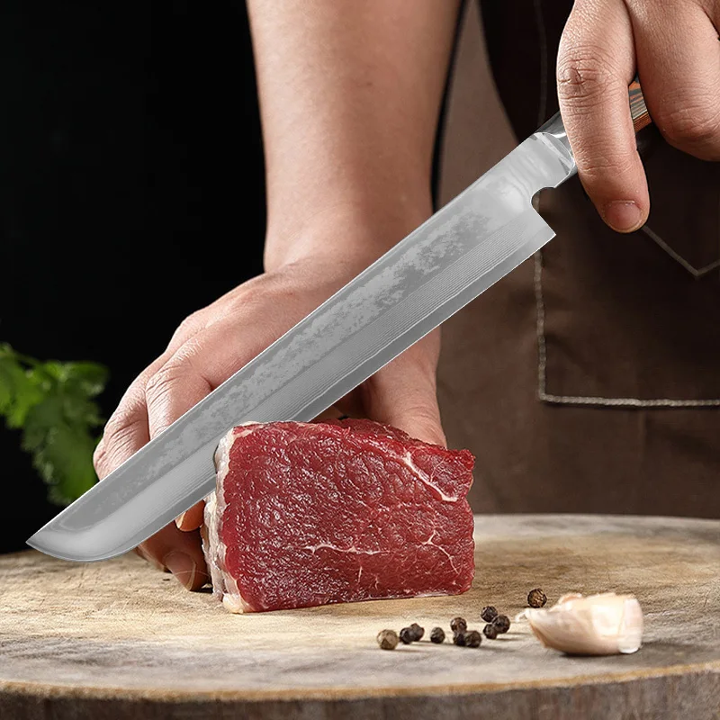 Japanese Knife Sashimi Salmon Sushi Knife Damascus Steel Blade Fish Filleting Cooking Knife Chef Meat Cleaver