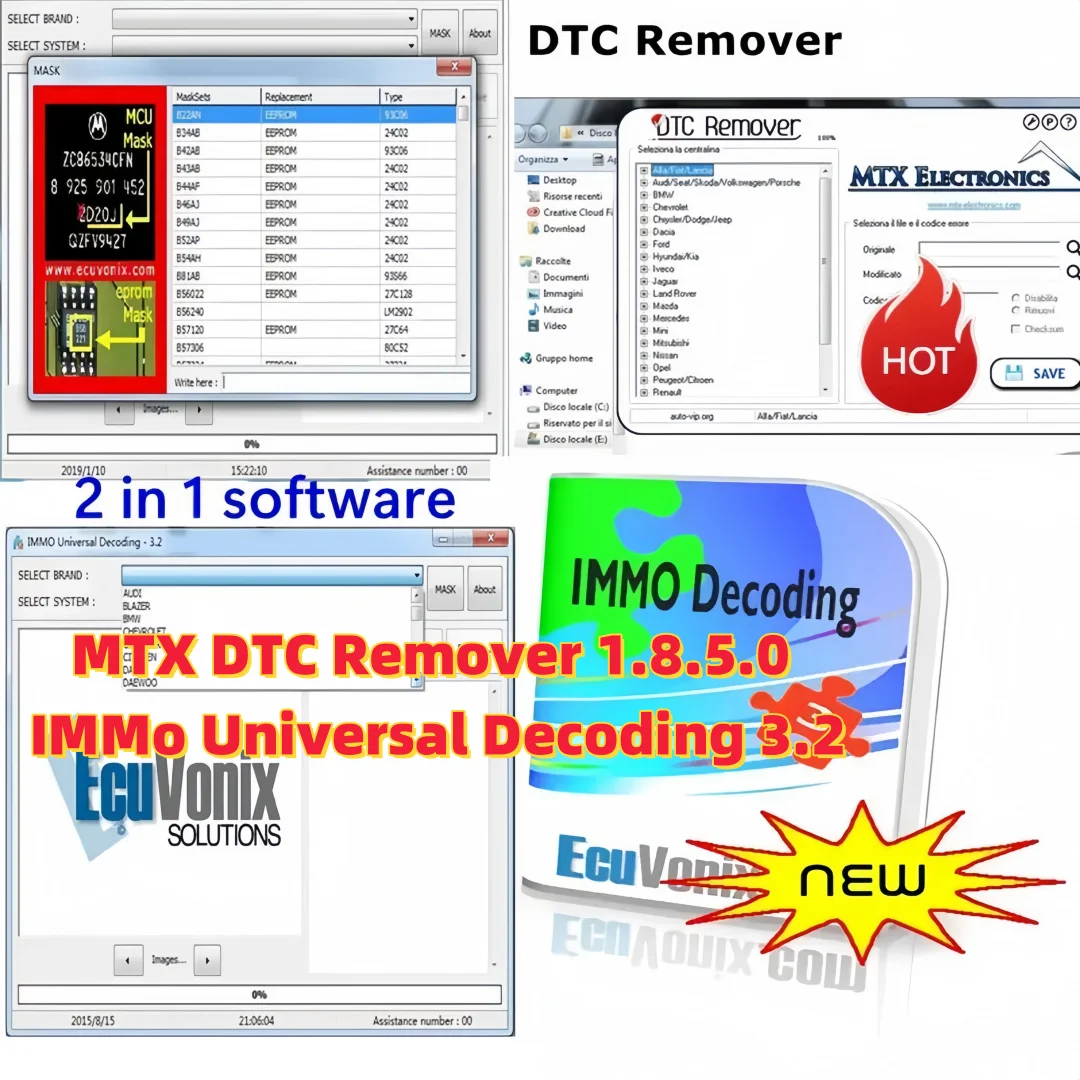 

EcuVonix 3.2 IMMO Universal Decoding Remove IMMO Offwith Keygen Unlimited Crack+ Software MTX DTC Remover 1.8.5.0 With Keygen