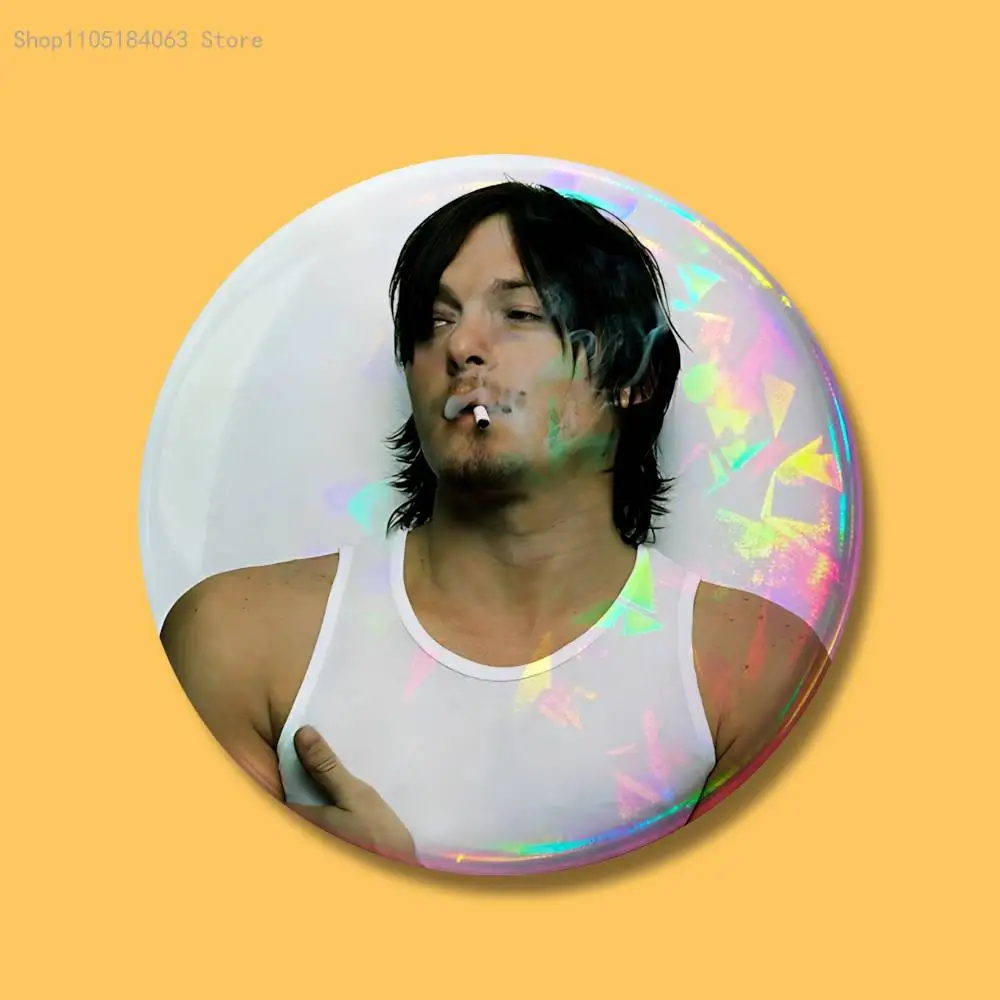 D-Daryl D-Dixon Norman Badges Button Round Creative Pin Brooch Badge Bag Decor Accessories Fans Collect Friends Gifts - view 5