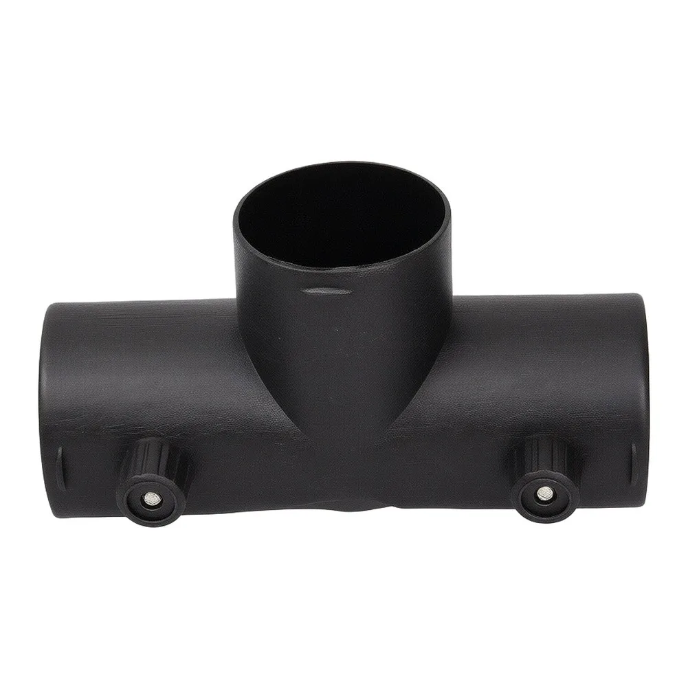 Plastic Air Heater Outlet Tee for Automotive Duct for exhaust Systems with 60mm and 75mm Compatibility and Adjustable Flap