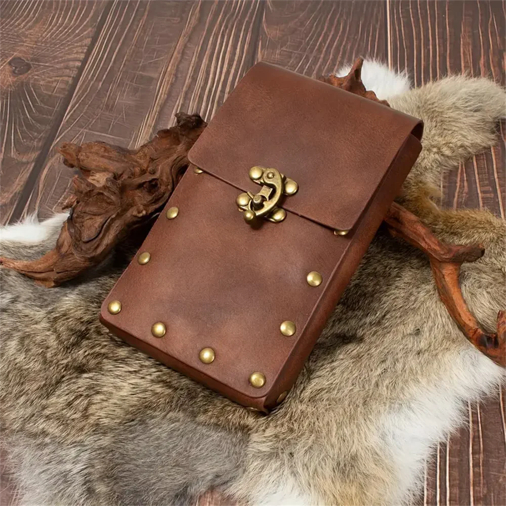 Cosplay Middeleeuwse Retro Riem Renaissance Koperen Munt Heuptas Viking Ridder Rok Clip Sleutelhanger Halloween Rollenspel Prop