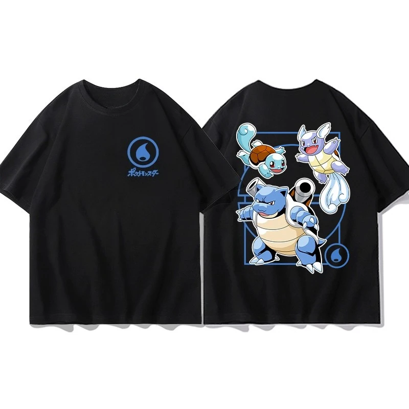 ポケモン ブルバサシード 3D プリント 通気性があり、快適で速乾性のあるスポーティーなカジュアル T シャツ、大人、男性、女性、子供向け