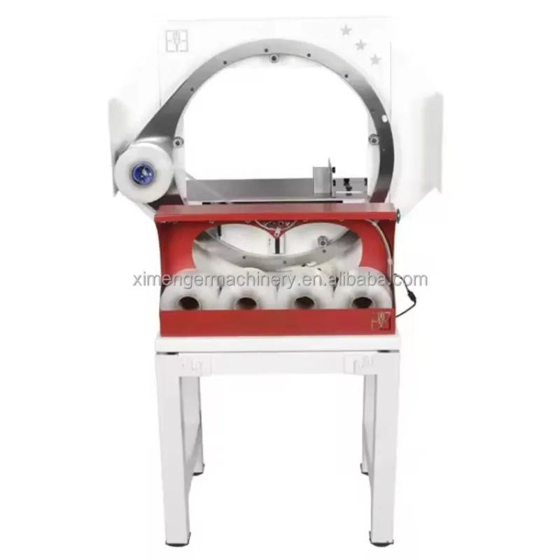 

Mechanical Horizontal Full Circle Wrapping Carton Box Sealing Machine Small Tape Case Packing Engine Bearing Core Components